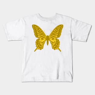 Butterfly, yellow Kids T-Shirt